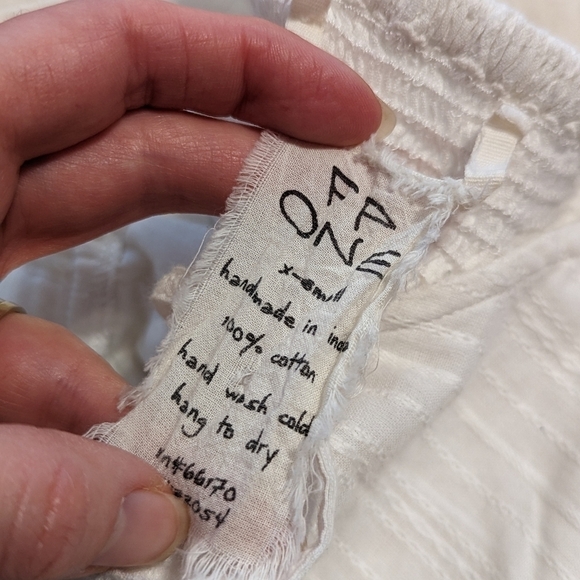 FREE PEOPLE fp one Battenburg lace bralette white xs - Picture 6 of 11